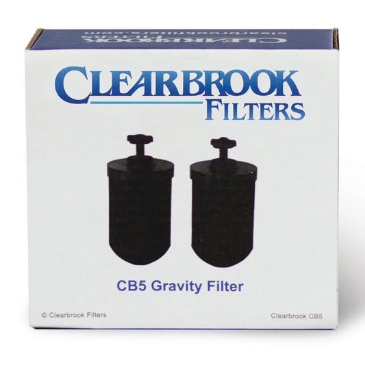 CB5 Clearbrook 5 inch gravity filter. Set of two filters. 