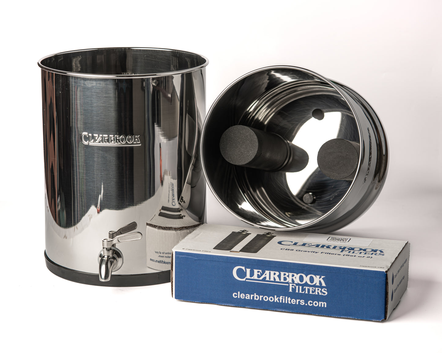 Clearbrook 17 L (2.25 gal) Stainless Steel Gravity System