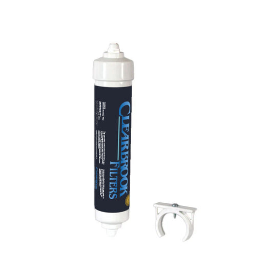 RF10-J Clearbrook refrigerator filter system. With 1/4 inch John Guest fittings. For refrigerator.