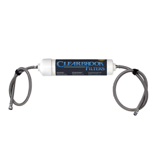OSF-12 “The Original Clearbrook sink filter. With stainless steel 3/8 compression hoses.